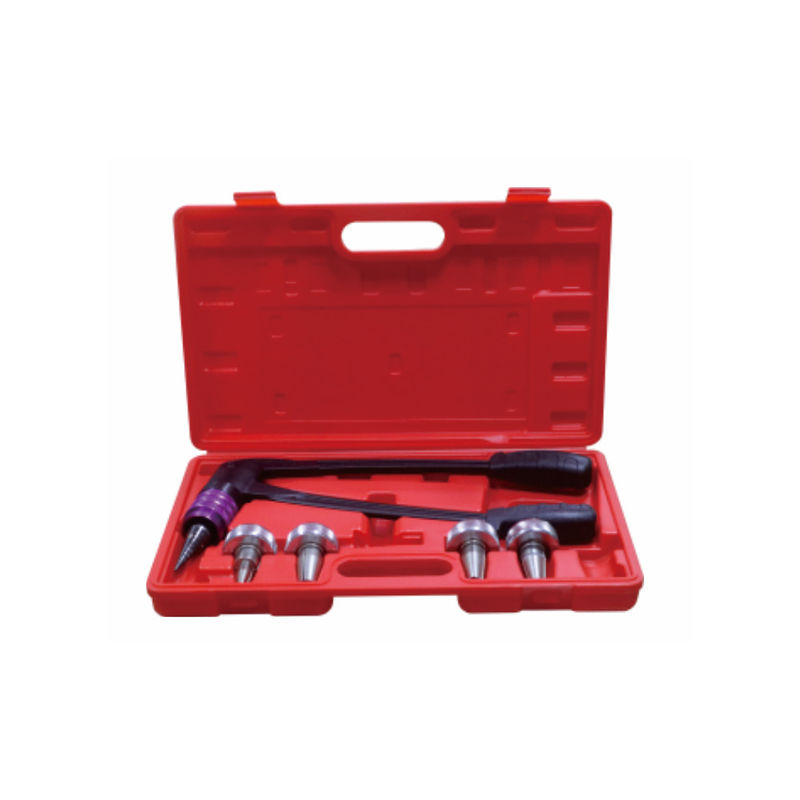 DL-1232-8-3 Herramienta de expansión de tubería manual patentada con cabezal giratorio / mango curvo