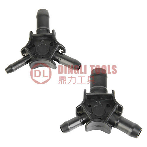 DL-1232-13 Herramienta de chaflán de tubo redondo de 3 tipos, herramienta de desbarbado de tubo de metal negro